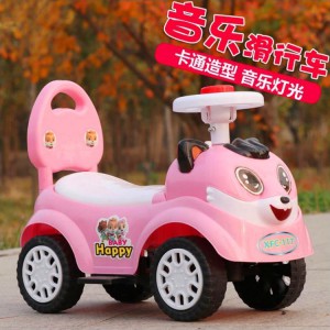 儿童滑行扭扭车奶粉店儿童摄影赠品音乐灯光四轮平衡车