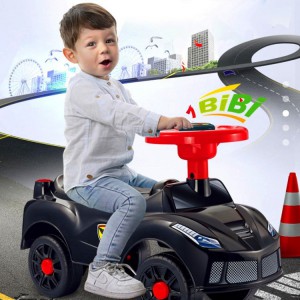 滑行靠背扭扭车 可坐人滑行扭扭车礼品玩具 卡通儿童方向盘车