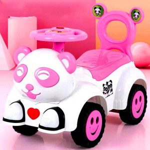 儿童熊猫滑板车 儿童滑行玩具车 可爱的卡通儿童骑车