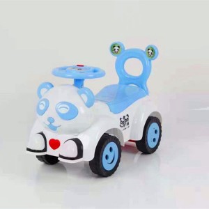 儿童熊猫滑板车 儿童滑行玩具车 可爱的卡通儿童骑车