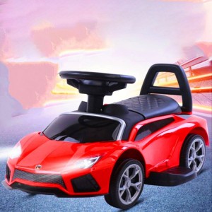 新款滑滑车手推车 婴儿玩具塑料儿童滑车 乘坐电动汽车与推杆