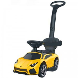 新款滑滑车手推车 婴儿玩具塑料儿童滑车 乘坐电动汽车与推杆