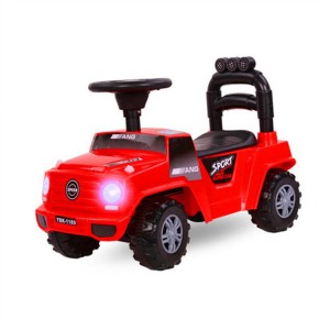 Car with push handle, electric car with fence, four-wheel stroller, electric car for baby boys, girls, children