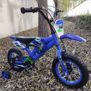 新款摩托自行车12/16寸童车儿童骑行自行车摩托车摩托款自行车