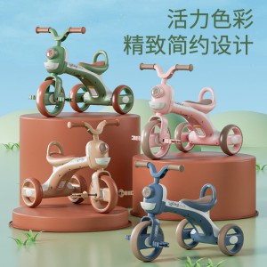 儿童三轮车自行车1一3岁脚踏车滑行车宝宝平衡车轻便脚蹬外出神器