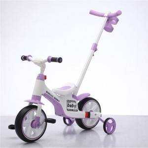 儿童三轮车脚踏车小孩手推一岁骑单车幼儿宝宝脚蹬自行车轻便
