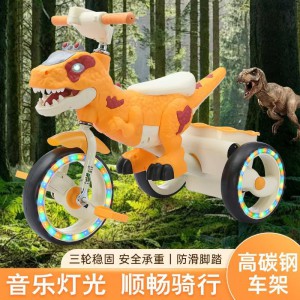 儿童平衡车 新款恐龙滑行车2-3-6岁无脚踏双轮自行车玩具车溜溜车