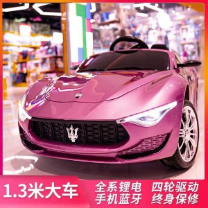 儿童电动车四轮汽车遥控玩具车电动车 儿童 玩具车可坐人电动童车