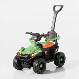 儿童电动车四轮沙滩车汽车宝宝可推可骑行玩具车可坐人遥控手推车