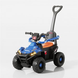 儿童电动车四轮沙滩车汽车宝宝可推可骑行玩具车可坐人遥控手推车