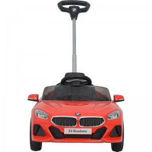 酷炫儿童车 带手柄红色白色 推把电动车 儿童电动推把汽车