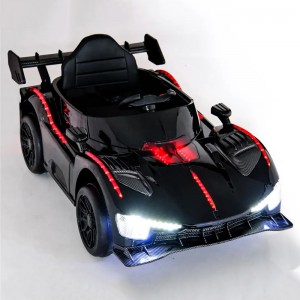 2-9岁儿童电动汽车12v婴儿玩具乘坐玩具电池塑料或EVA汽车，带低价音