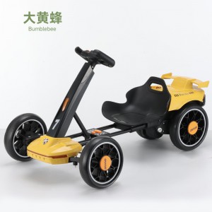 新款儿童卡丁车四轮可坐人男女宝宝电动四轮车便携式带遥控可折叠