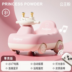 电动摇摇车瓦力车儿童扭扭车防侧翻静音摇摆车音乐灯光