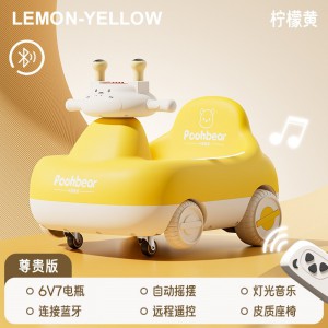 电动摇摇车瓦力车儿童扭扭车防侧翻静音摇摆车音乐灯光