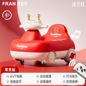 电动摇摇车瓦力车儿童扭扭车防侧翻静音摇摆车音乐灯光