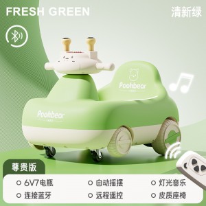 电动摇摇车瓦力车儿童扭扭车防侧翻静音摇摆车音乐灯光