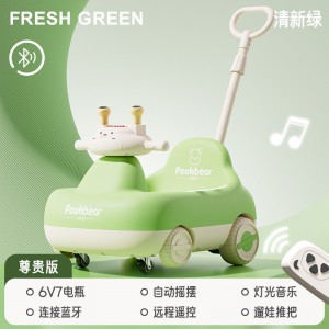 电动摇摇车瓦力车儿童扭扭车防侧翻静音摇摆车音乐灯光