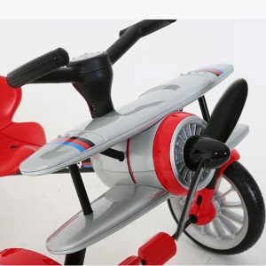 儿童三轮车脚踏车漂移飞机车玩具脚踏滑行车脚踏飘逸车