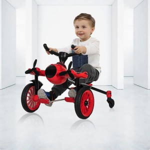 儿童漂移车脚踏飞机车三轮车可折叠2-6岁男女孩脚踏飘逸车