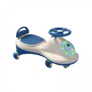 儿童骑秋千婴儿扭转车 带音乐和灯光Pu闪光轮婴儿扭转车摇摆车滑动玩具