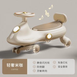 儿童扭扭车溜溜车万向轮男女宝宝一岁防侧翻大人可坐静音轮