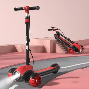 儿童滑板车儿童3轮滑板车制造商婴儿滑板车的孩子与灯