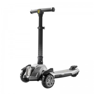 宝宝滑板车幻影二合一儿童滑行车男女童溜溜车可骑折叠音乐灯光