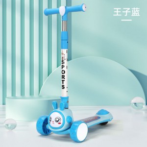 滑板车儿童车1-3岁宝宝可坐可滑一键折叠工厂儿童滑板车玩具