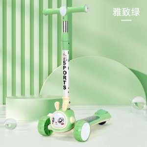 滑板车儿童车1-3岁宝宝可坐可滑一键折叠工厂儿童滑板车玩具