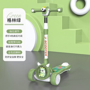 大款儿童滑板车1-3-6-12岁宝宝踏板15可推可坐男女小孩滑行溜溜车