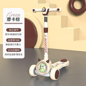 大款儿童滑板车1-3-6-12岁宝宝踏板15可推可坐男女小孩滑行溜溜车