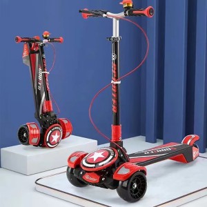 新款大号儿童滑板车大童滑板车三四轮成人踏板车可折叠