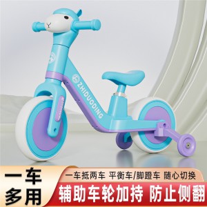 New alpaca children&#039;s balance scooter 1-3-6 year old no pedals scooter baby walker lightweight scooter