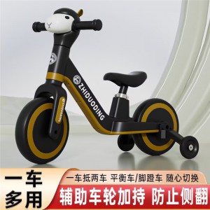 New alpaca children&#039;s balance scooter 1-3-6 year old no pedals scooter baby walker lightweight scooter