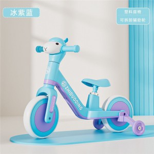 New alpaca children&#039;s balance scooter 1-3-6 year old no pedals scooter baby walker lightweight scooter