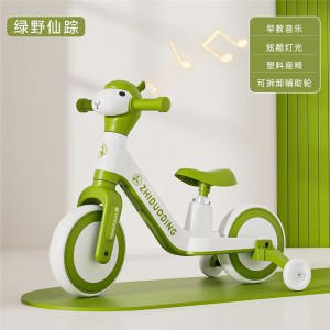 New alpaca children&#039;s balance scooter 1-3-6 year old no pedals scooter baby walker lightweight scooter