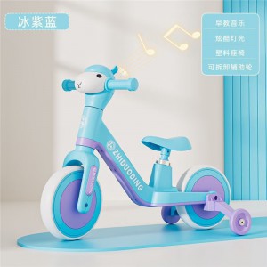 New alpaca children&#039;s balance scooter 1-3-6 year old no pedals scooter baby walker lightweight scooter