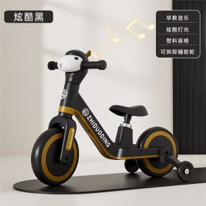 New alpaca children&#039;s balance scooter 1-3-6 year old no pedals scooter baby walker lightweight scooter