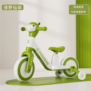 New alpaca children&#039;s balance scooter 1-3-6 year old no pedals scooter baby walker lightweight scooter