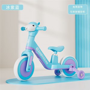 New alpaca children&#039;s balance scooter 1-3-6 year old no pedals scooter baby walker lightweight scooter