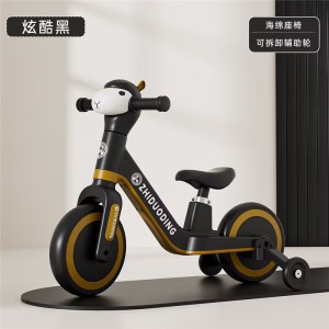 New alpaca children&#039;s balance scooter 1-3-6 year old no pedals scooter baby walker lightweight scooter