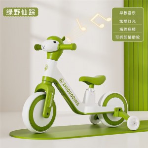 New alpaca children&#039;s balance scooter 1-3-6 year old no pedals scooter baby walker lightweight scooter