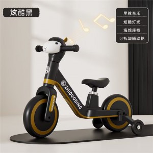 New alpaca children&#039;s balance scooter 1-3-6 year old no pedals scooter baby walker lightweight scooter