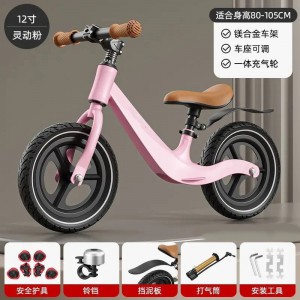 儿童平衡车岁无脚踏二合一滑行车入门宝宝学步车滑步车铝合金平衡车