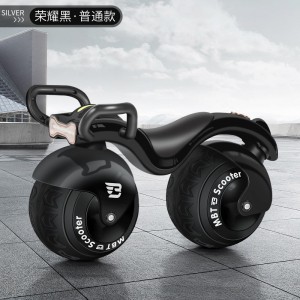 儿童平衡车新款滑行车球形轮胎2轮车溜溜车无脚踏摇摆车一体轮滑行车