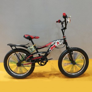 狮王 表演车 铝合金轮 一体轮自行车 加密辐条 有尾和后座和三尾