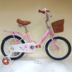 厂家供应儿童自行车12-16寸童车宝宝单车带辅助轮公主自行车
