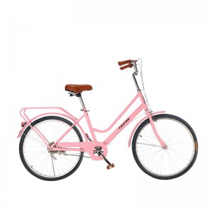 自行车女款成人轻便代步通勤女士24寸/26寸实心胎大学生淑女单车