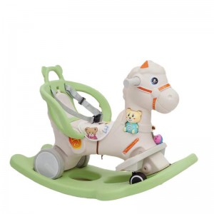 Children&#039;s rocking horse, household rocker, baby roller, 2-in-1 baby toy, 1st birthday gift